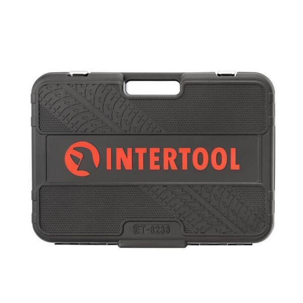 Набор инструментов 233 ед. INTERTOOL Storm, набор головок, набор ключей, интертул, большой набор инструментов ET-8233 фото