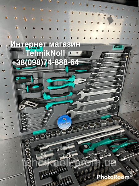 Набір інструментів 119 од. STELS професійний автоматичний набір для ремонту 14112 фото