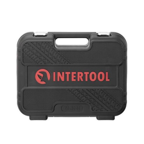 Набір інструментів 111 од. INTERTOOL Storm, автонабір, набір головок, набір ключів  ET-8111 фото
